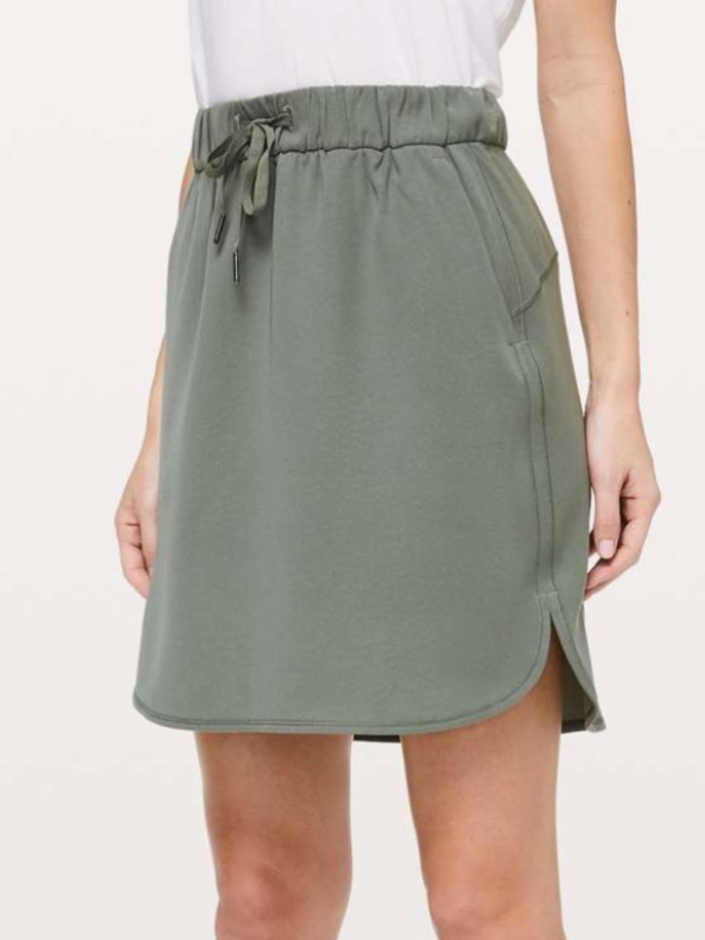 Lululemon On The Fly Skirt Athletic Women’s Grey Sage - Size 6